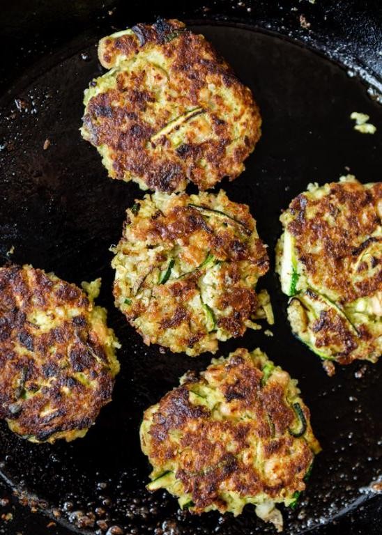 Vegan White Bean and Zucchini Fritters