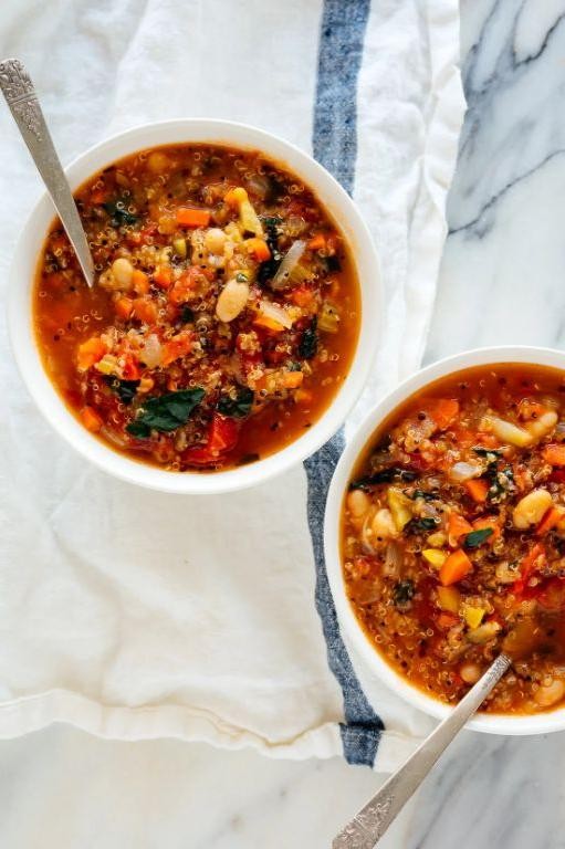 Vegetable Kale Soup with Quinoa