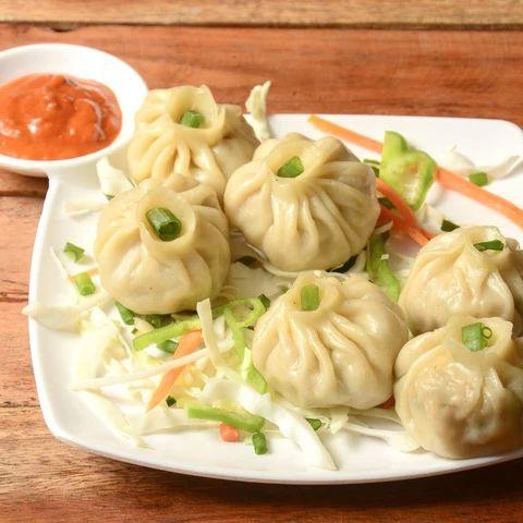 Vegetable Stuffed Steamed Momo