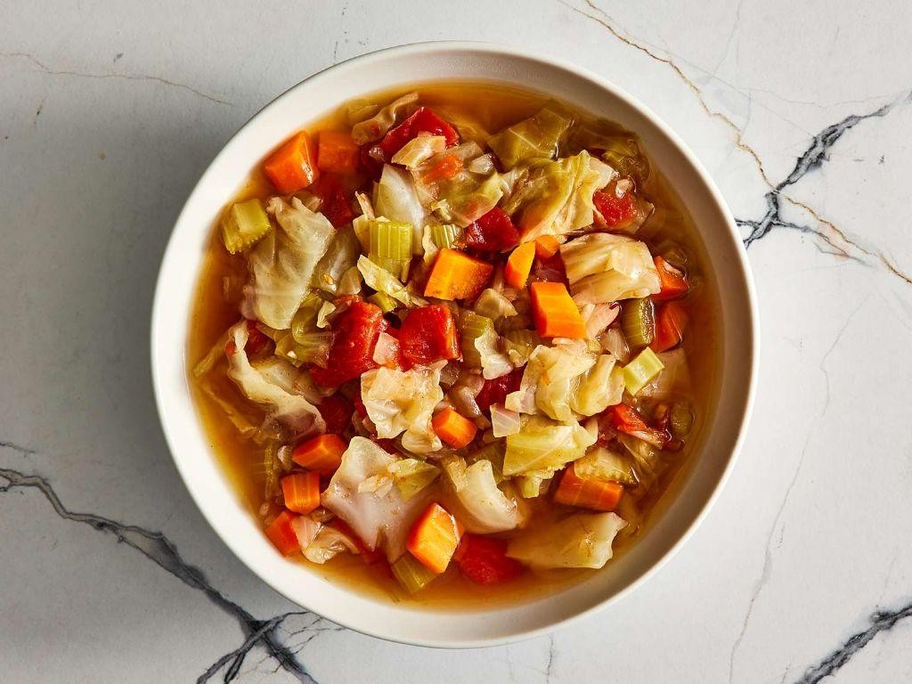 Vegetarian Cabbage Detox Soup