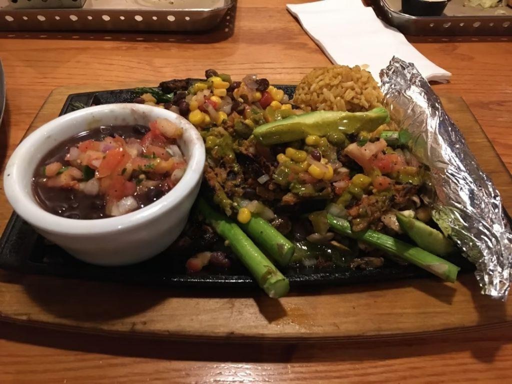 Vegetarian Chilis Fajitas with Black Beans