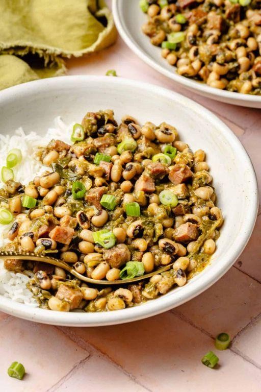 Vegetarian Hoppin John with Black-Eyed Peas