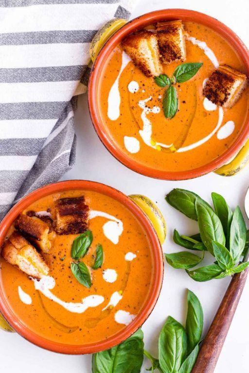 Velvety Tomato Basil Bisque