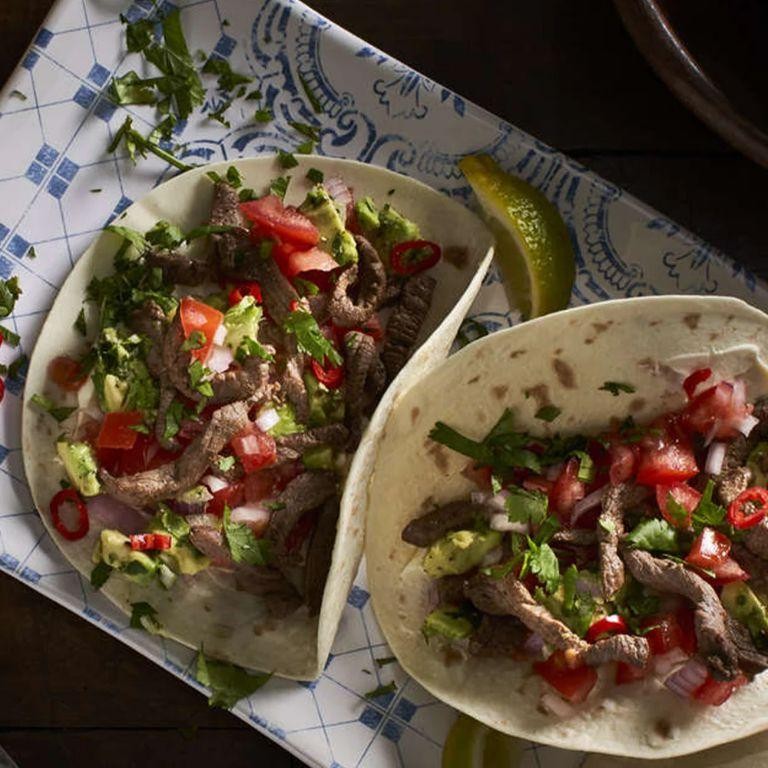 Venison Round Steak Tacos with Avocado Salsa