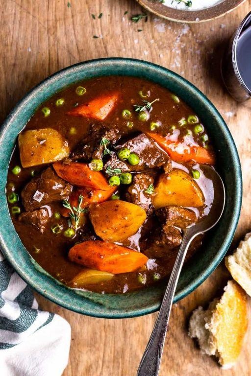 Venison Round Steak and Root Vegetable Stew