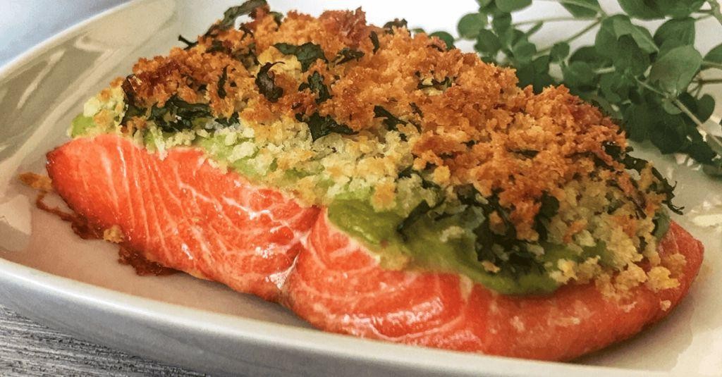 Wasabi Crusted Salmon