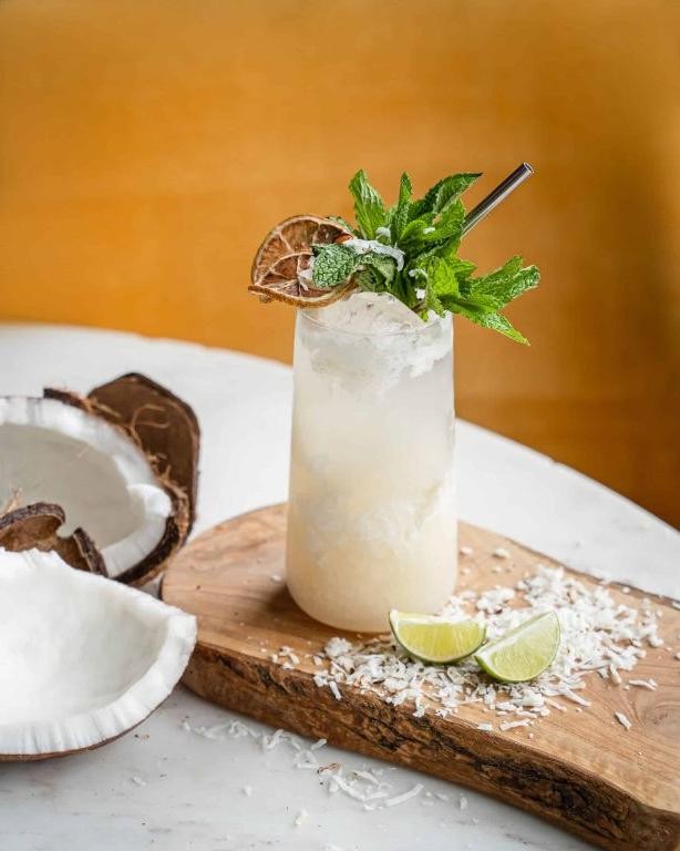 White Rum Coconut Mojito