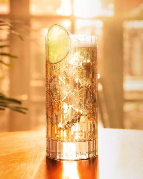 White Rum and Ginger Beer Mule