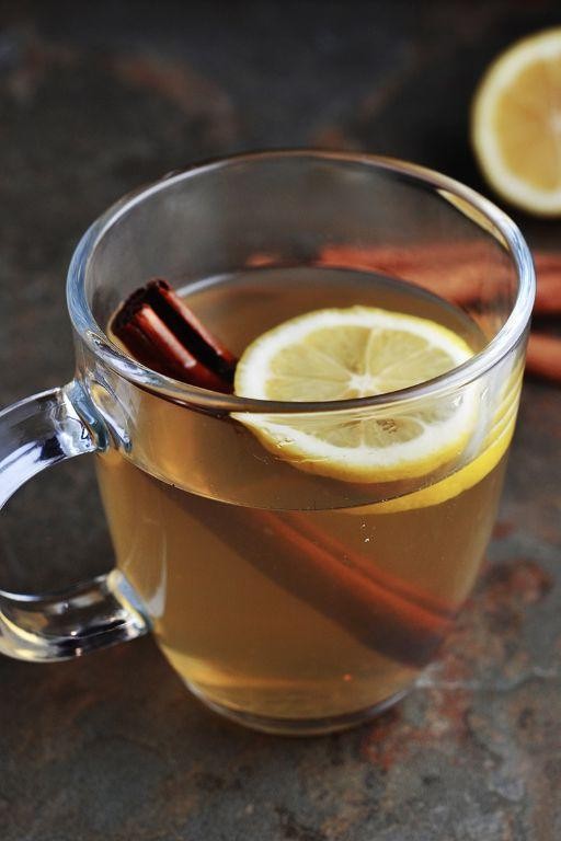 White Rum and Honey Tea Toddy