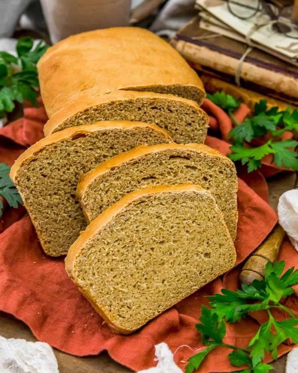 Whole Wheat Potato Bread with Seeds