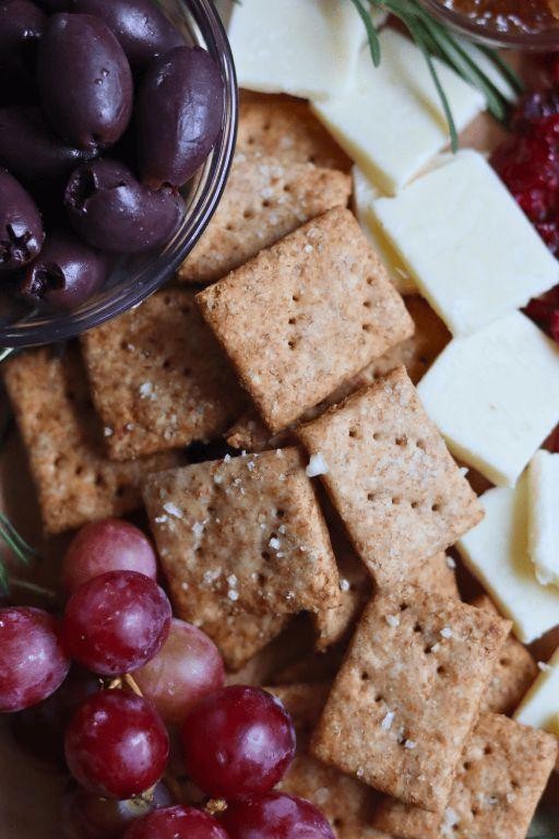 Whole Wheat Sourdough Crackers