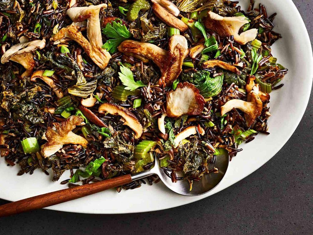 Wild Rice and Mushroom Fertility Stir-Fry