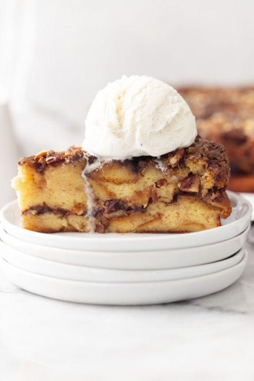 Winter Jack Maple Pecan Bread Pudding