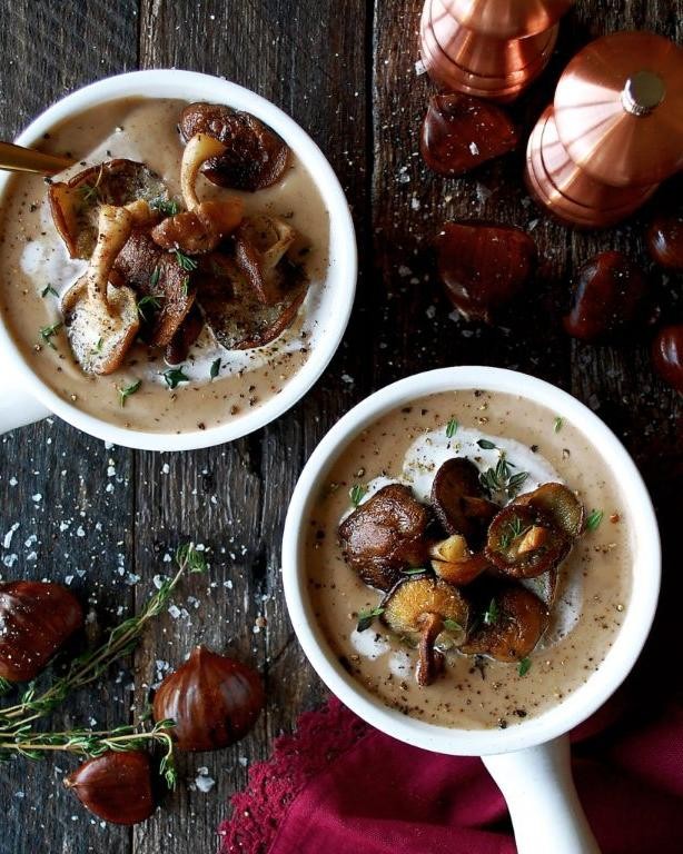 Winter Jack Roasted Chestnut Soup