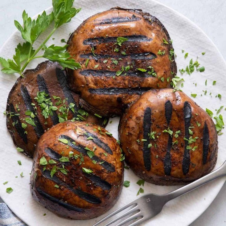 Wood-Fired Portobello Mushrooms with Balsamic Glaze