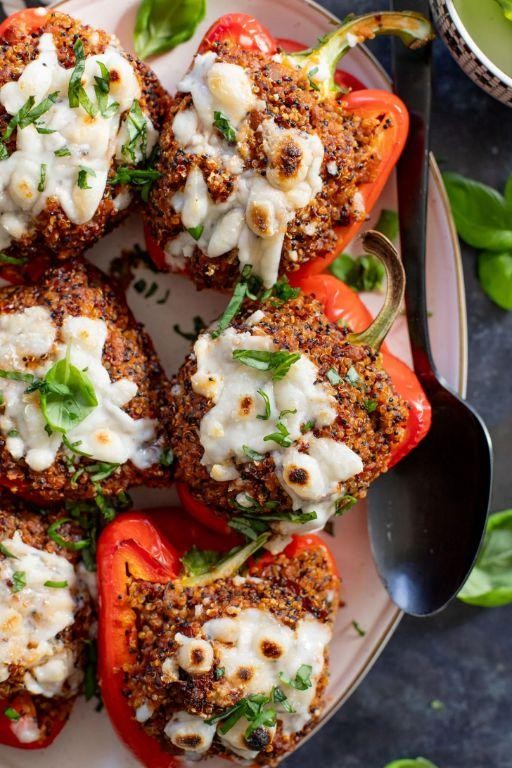Wood-Fired Stuffed Peppers with Quinoa
