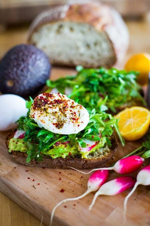 Zaatar and Avocado Toast with Poached Eggs