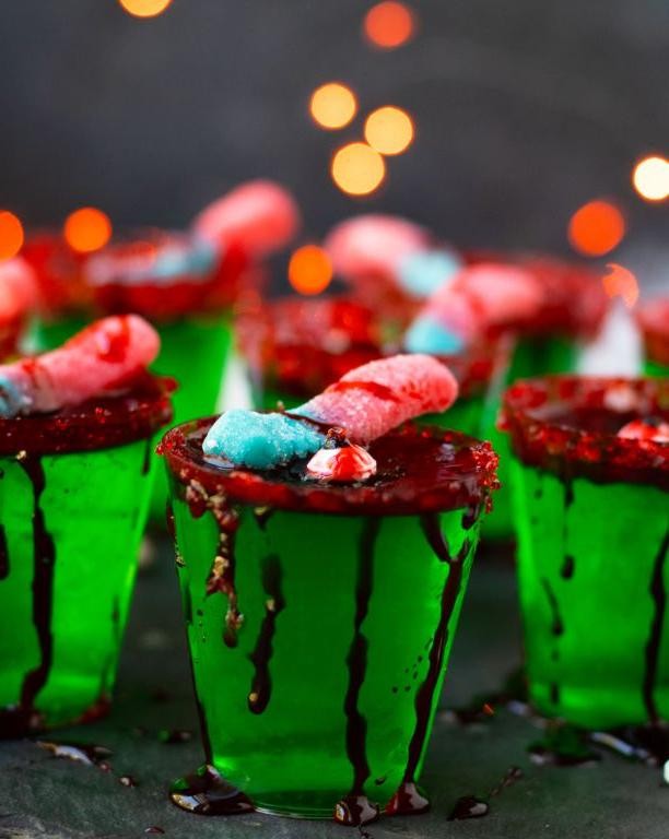Zombie Brain Jello Shots