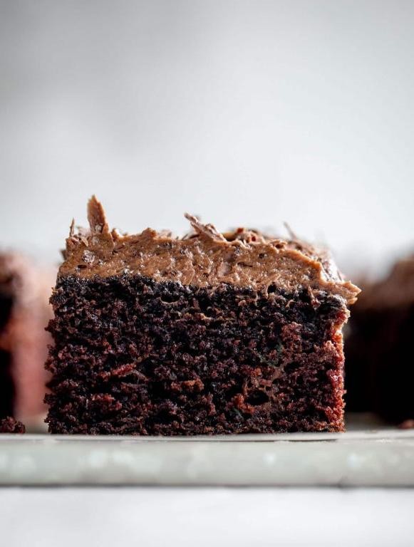 Zucchini Chocolate Cake with Cream Cheese Frosting