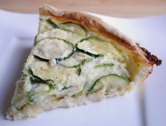 Zucchini and Caramelized Onion Quiche