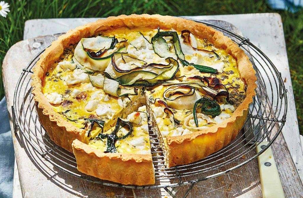 Zucchini and Chicken Quiche