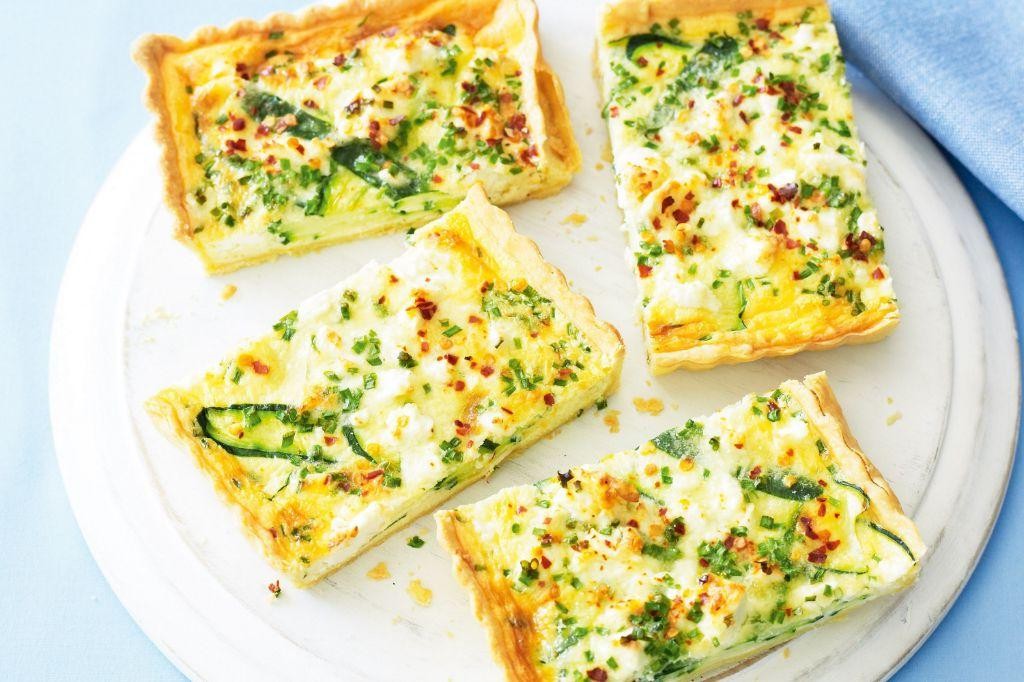 Zucchini and Feta Quiche