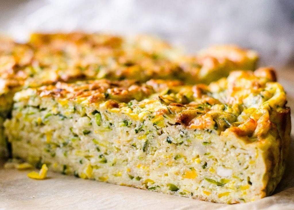 Zucchini and Parmesan Quiche