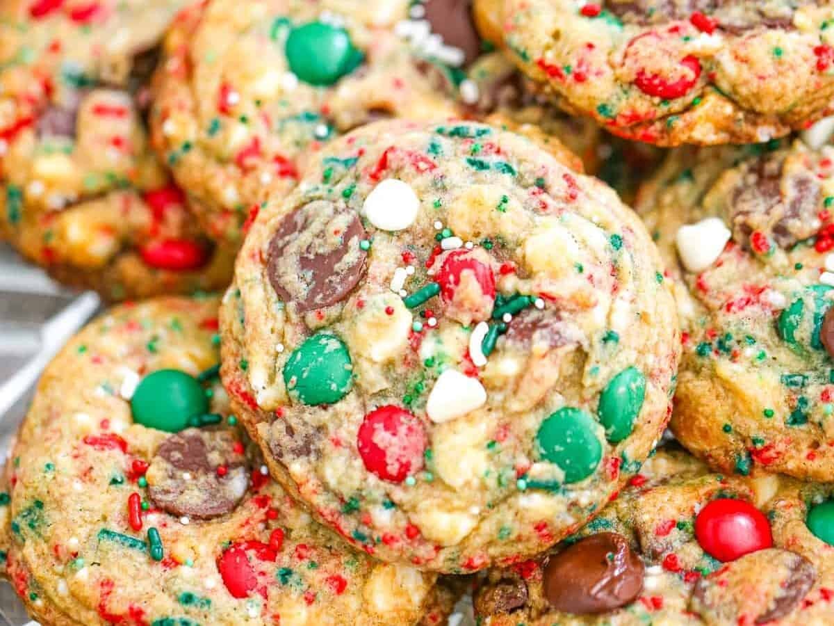 Christmas Chocolate Chip Cookies