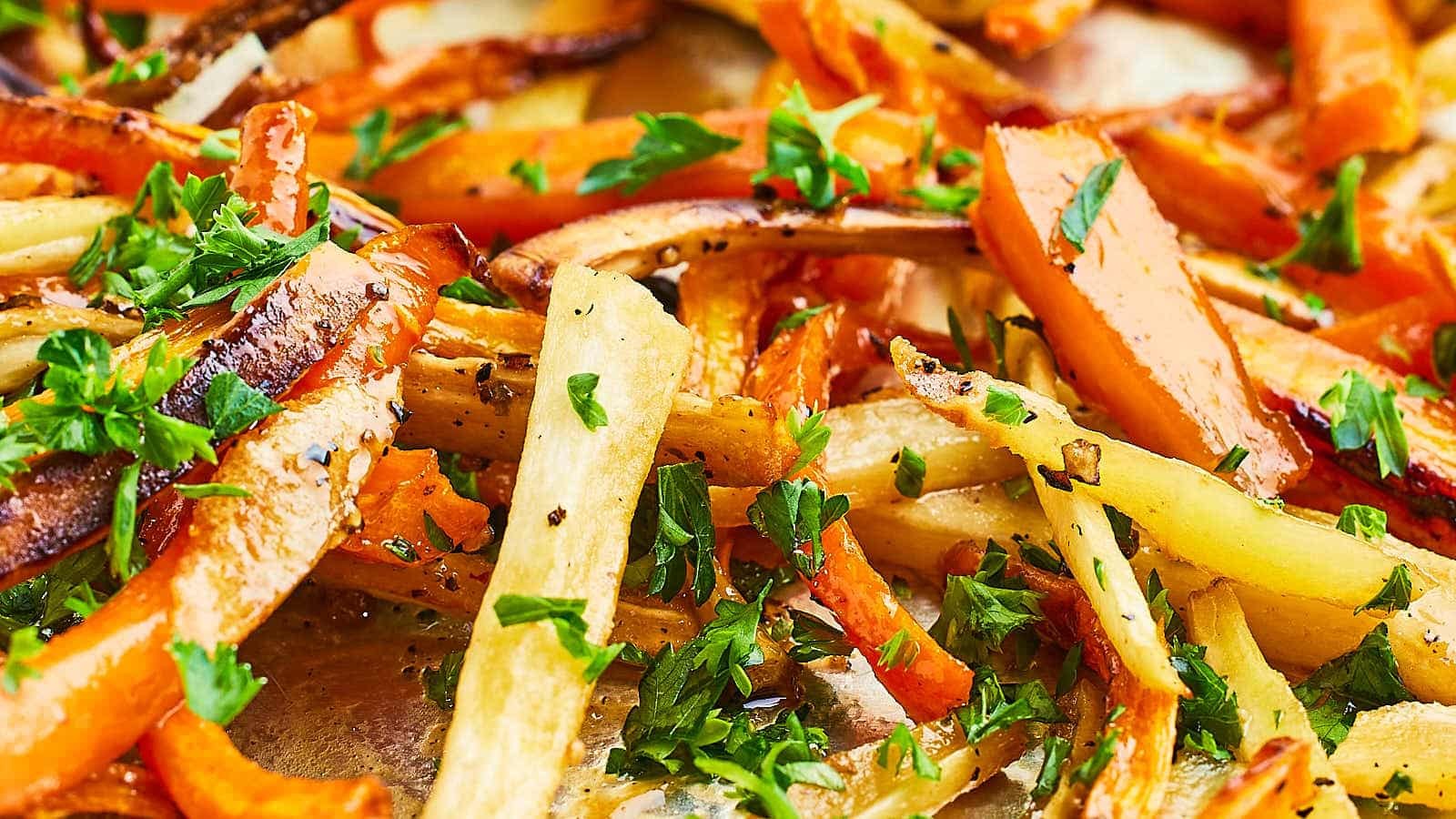 Roasted Carrots And Parsnips