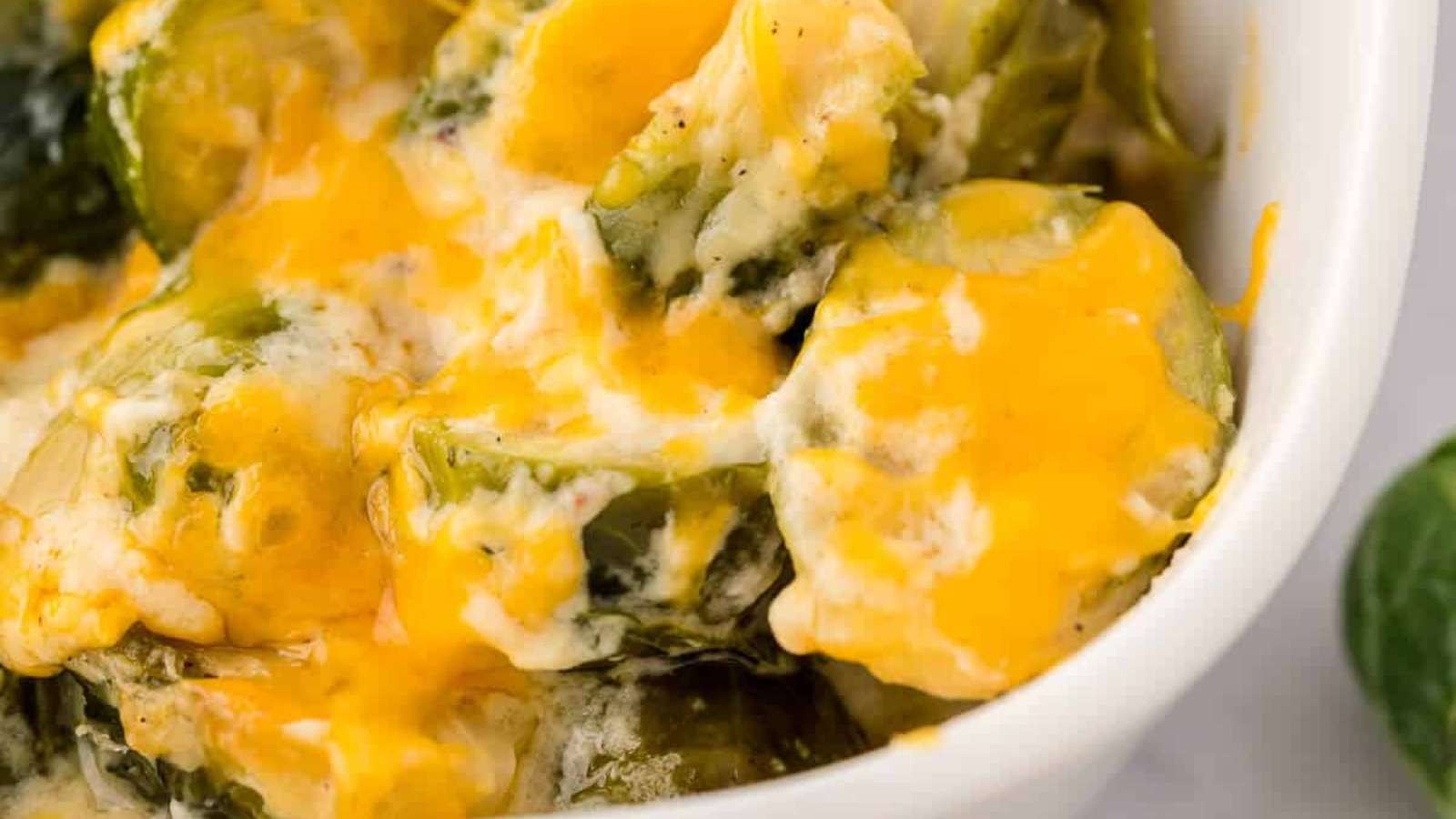 Cheesy Brussel Sprouts