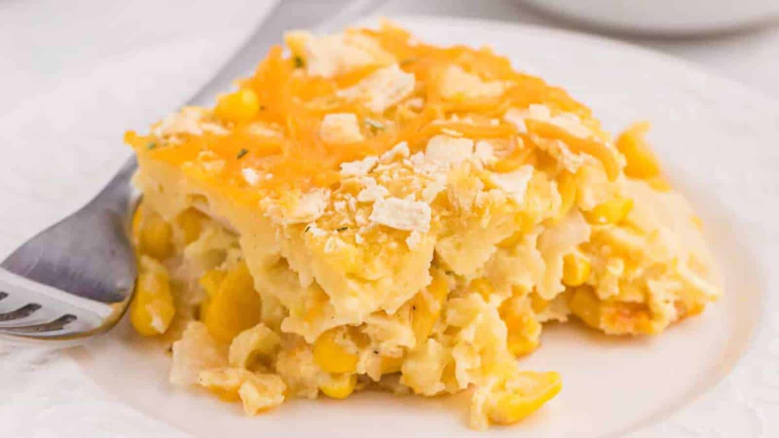 Easy Cheesy Corn Casserole