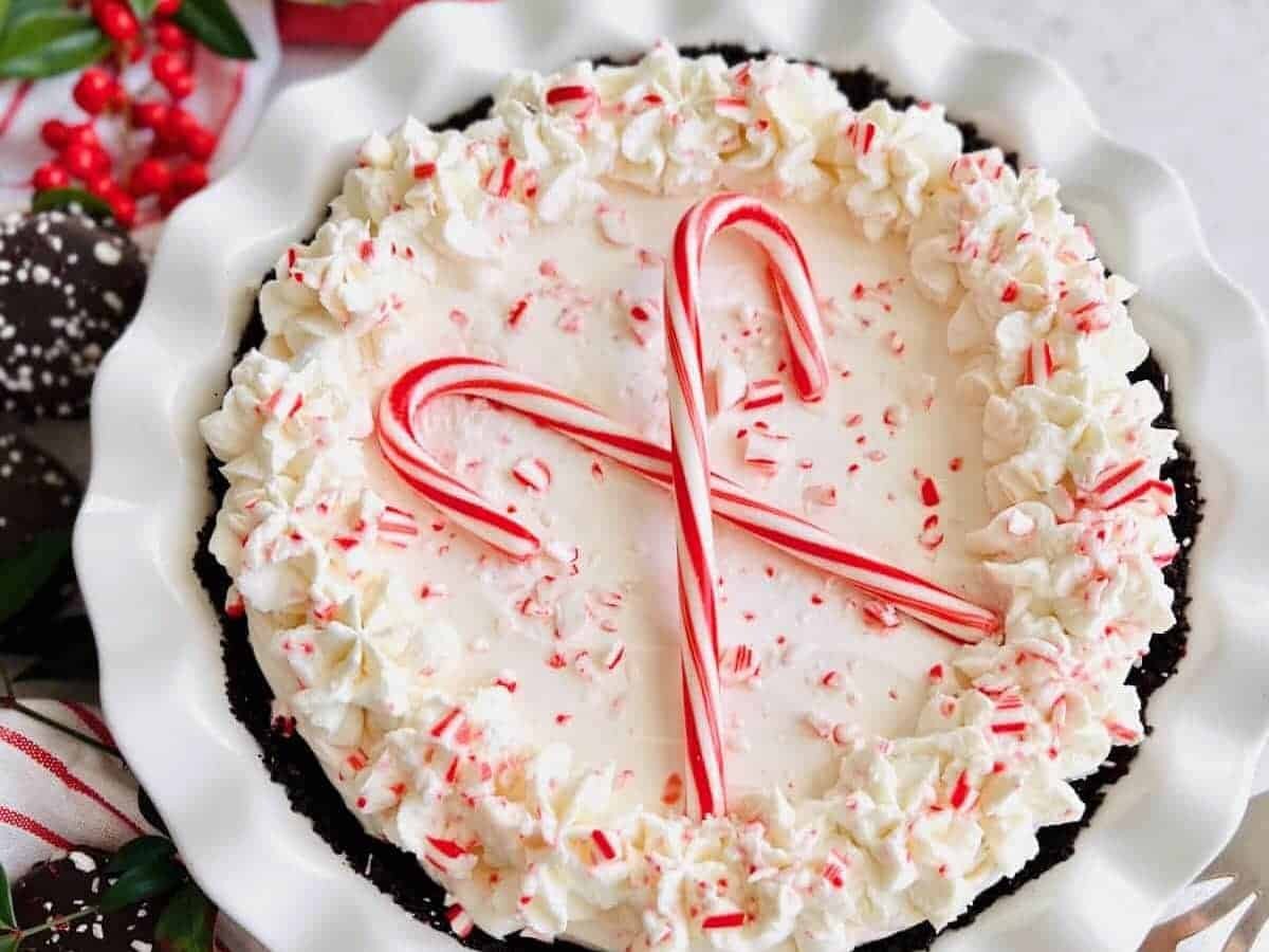 Candy Cane Pie
