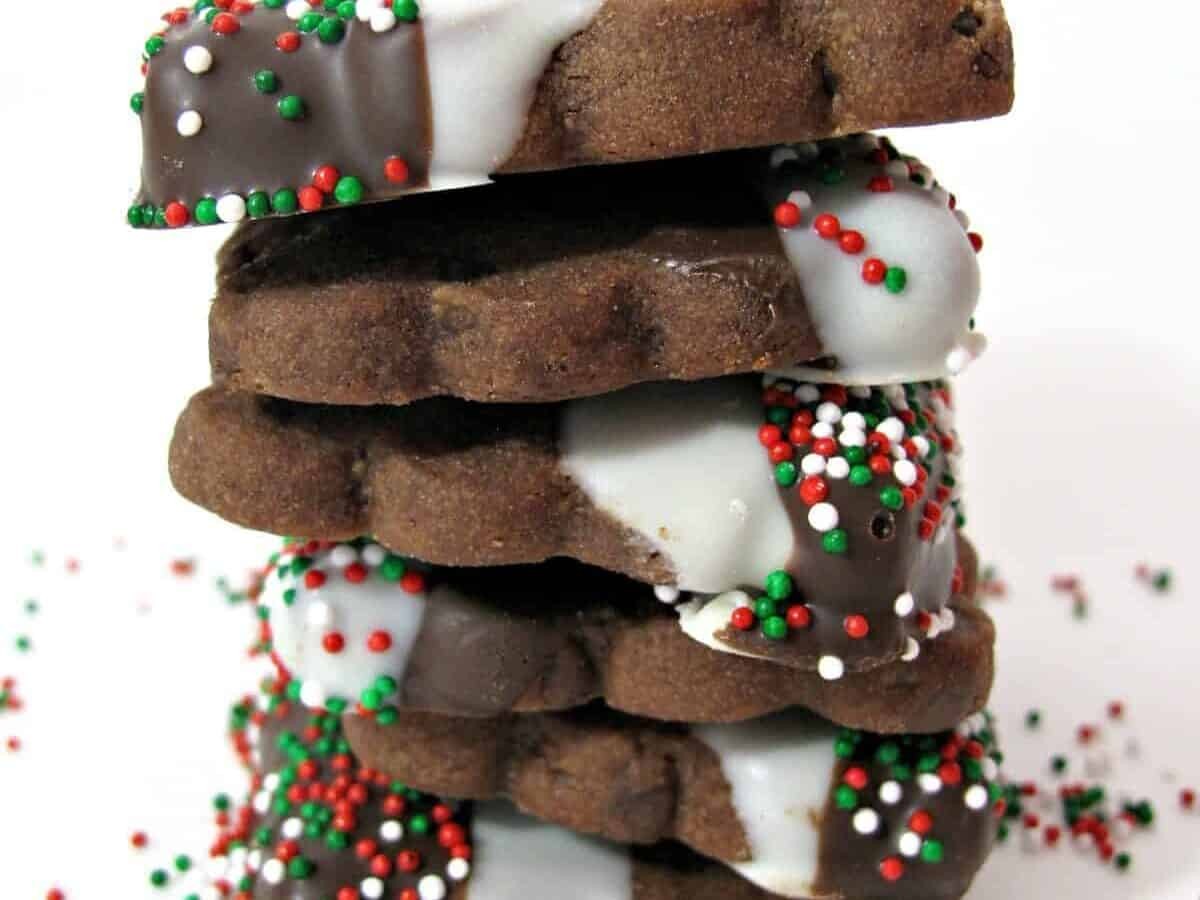 Chocolate Shortbread Cookies