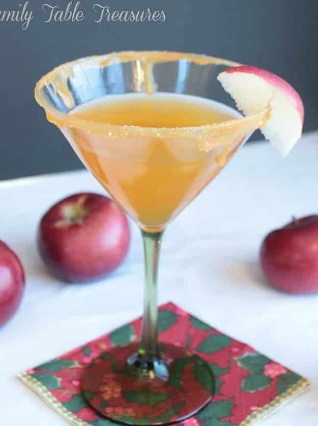 Salted Caramel Apple Martini
