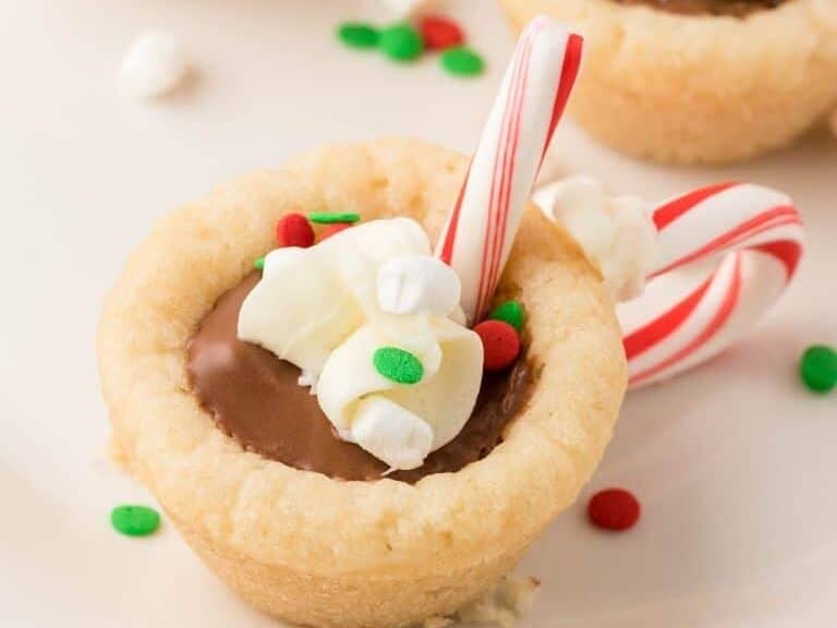 Hot Chocolate Cookie Cups