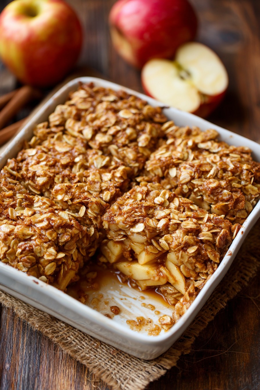 Apple Cinnamon Oatmeal Bake