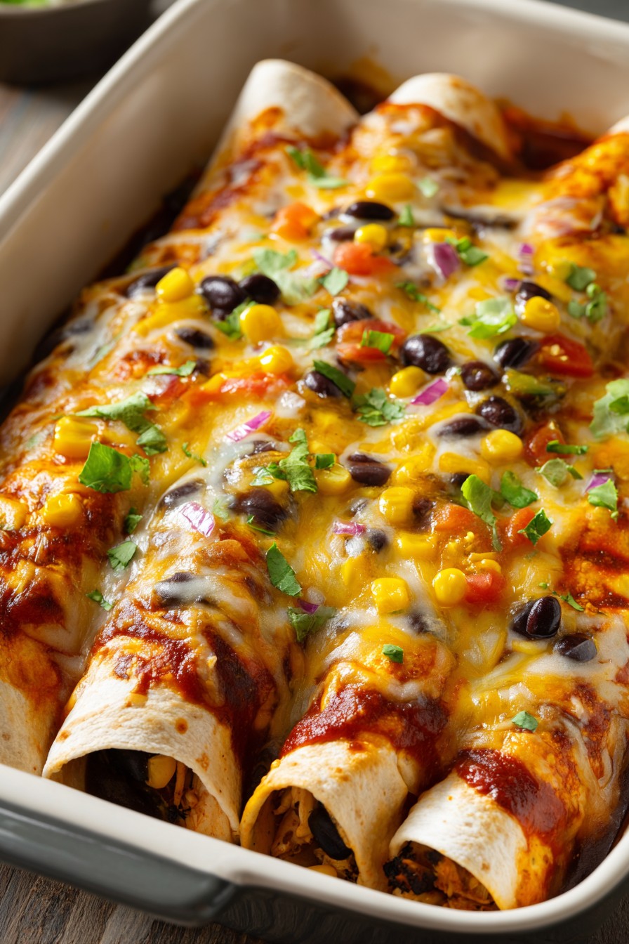 Baked Chicken Enchiladas