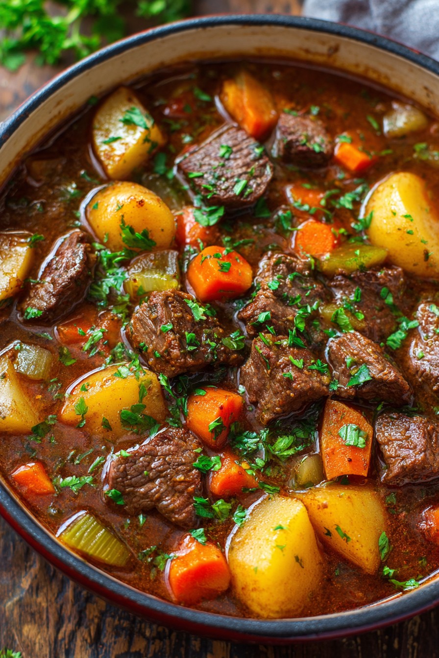 Beef Potato Herb Stew