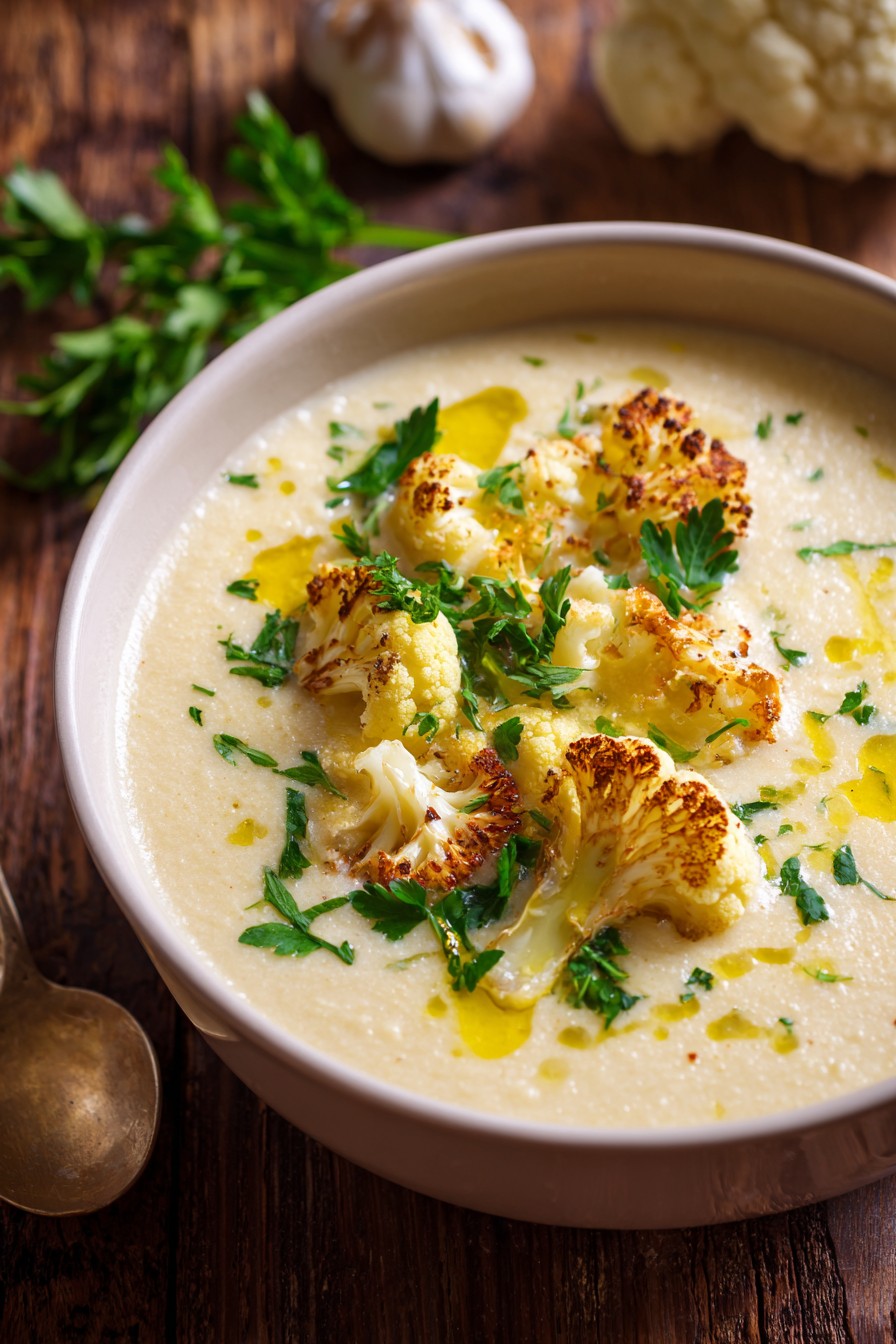 Creamy Cauliflower Broth
