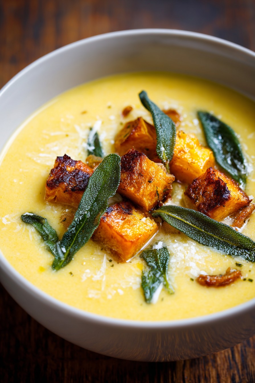 Creamy Pumpkin Sage Broth