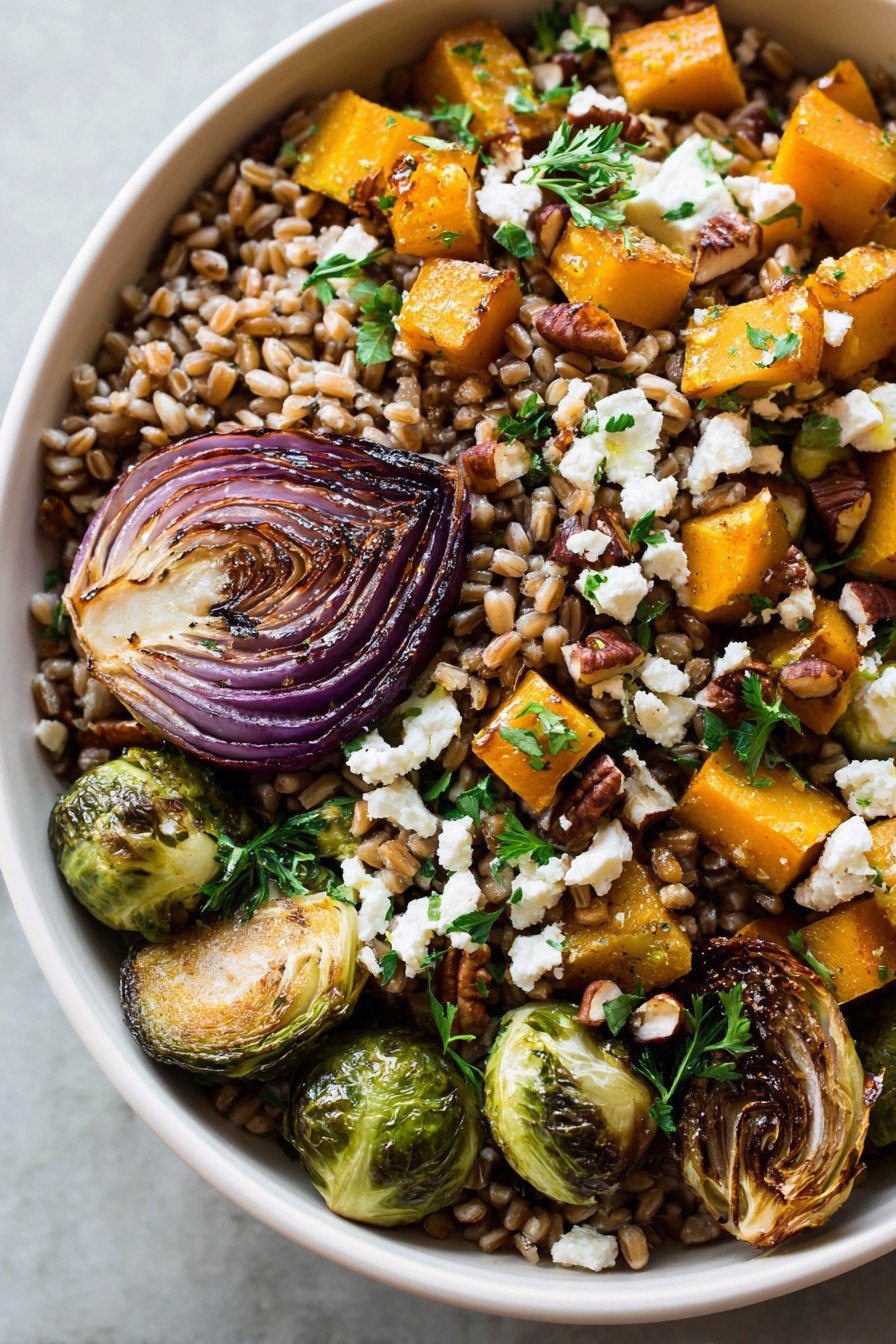 Farro Roasted Vegetable Salad