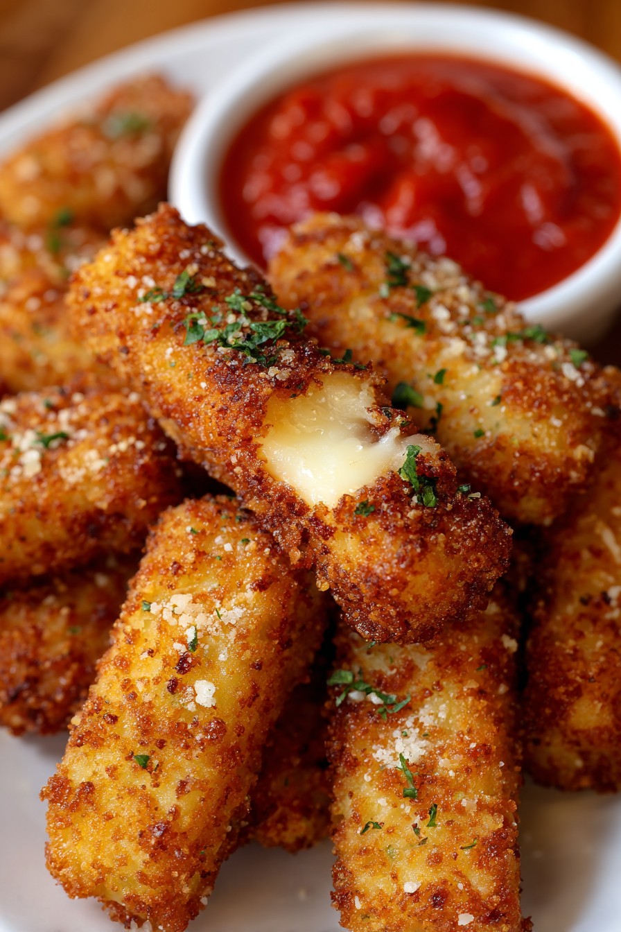 Fried Mozzarella Sticks