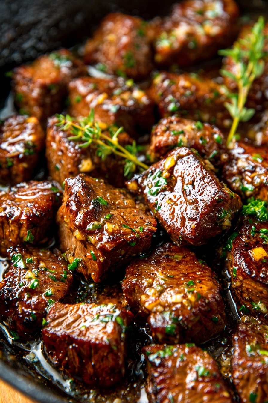 Garlic Butter Steak Bites