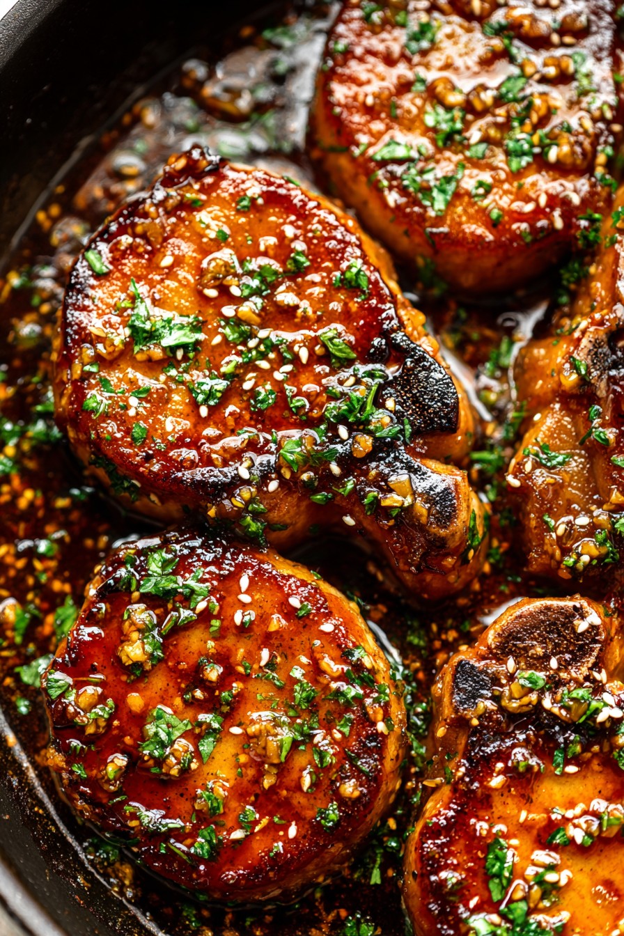 Honey Garlic Pork Chops