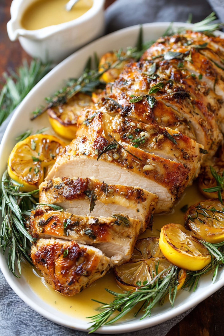 Lemon Herb Roast Turkey Breast