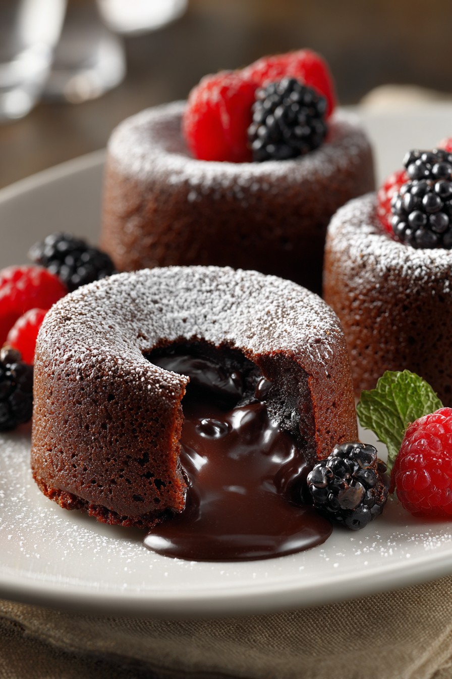 Molten Chocolate Lava Cakes