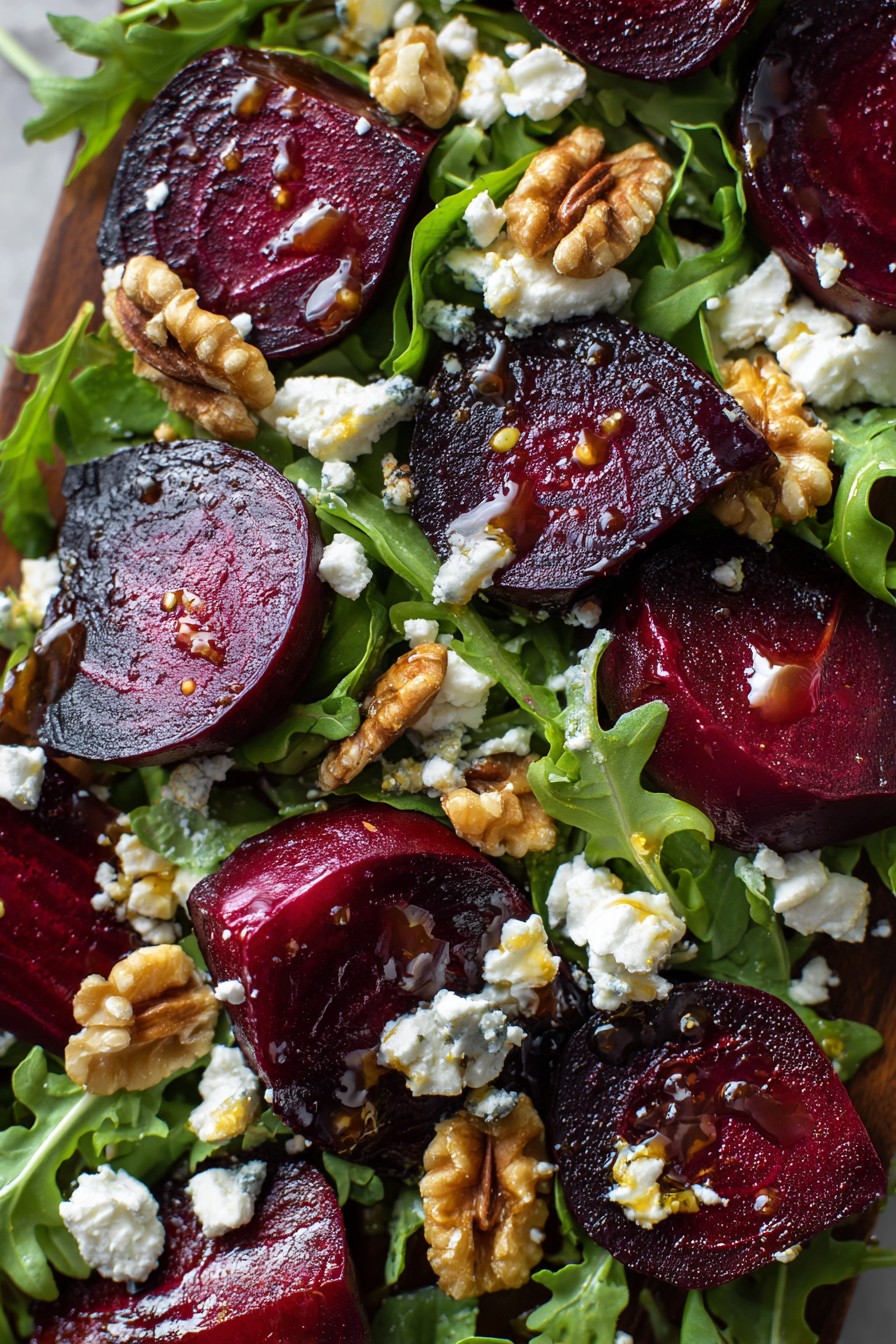Roasted Beet Goat Cheese Salad
