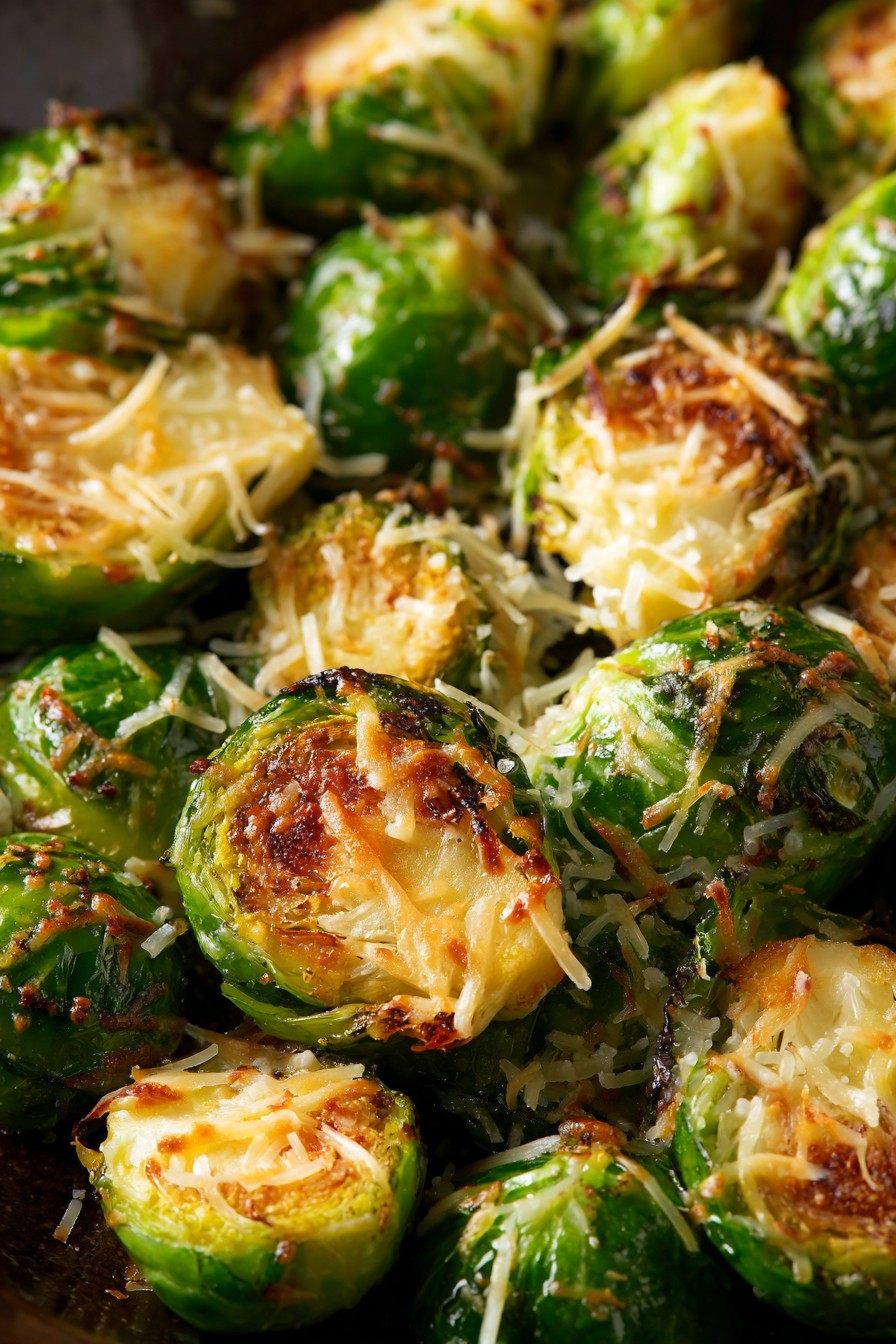 Roasted Brussels Sprouts With Parmesan