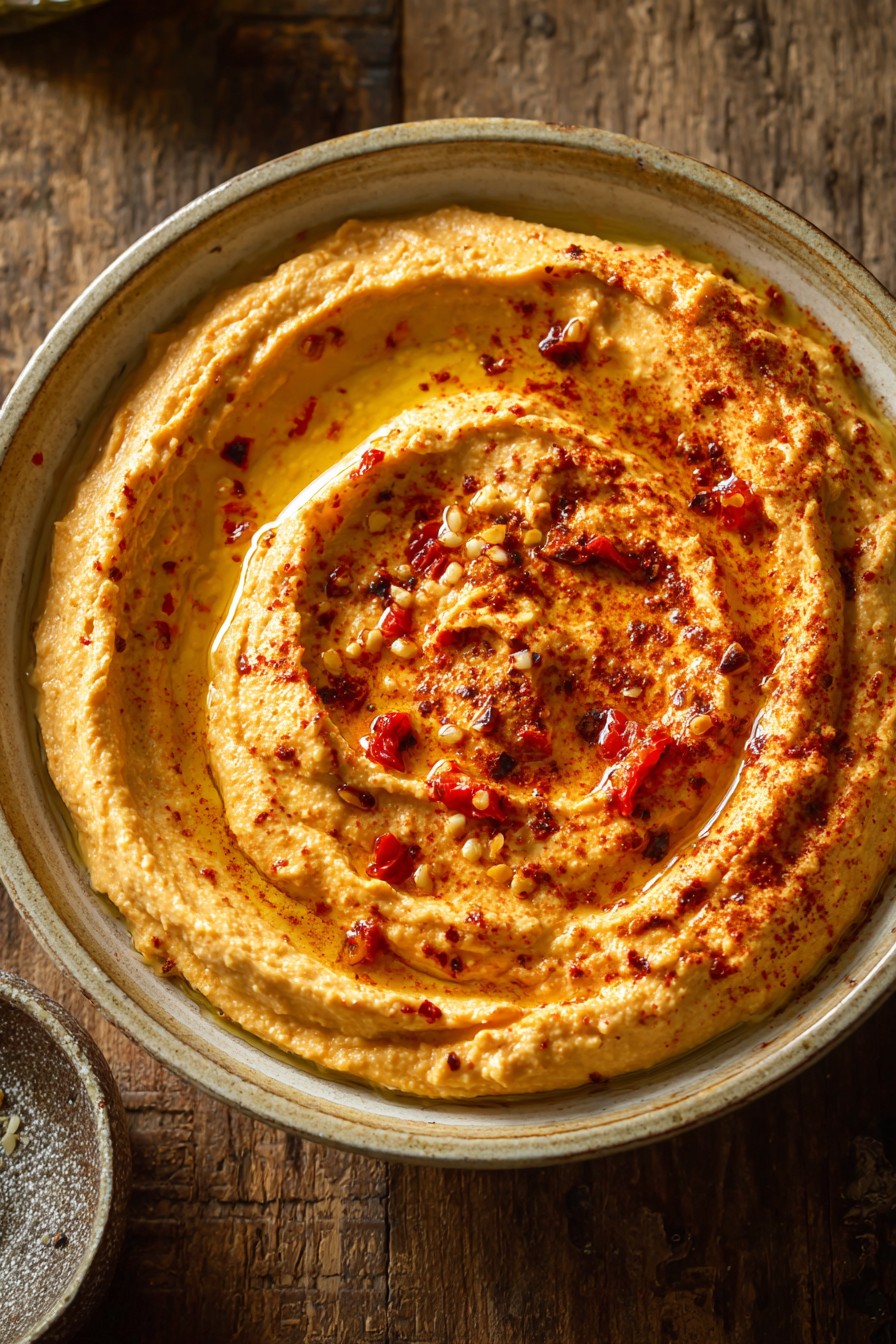 Roasted Red Pepper Hummus