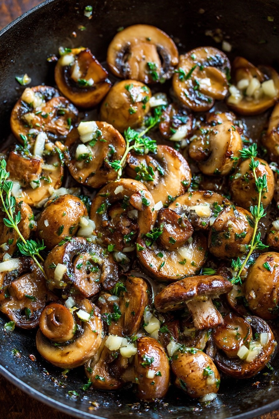 Sauteed Mushrooms With Garlic